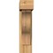 Ekena Millwork Funston Block Rough Sawn Bracket w/ Offset Brace, Western Red Cedar, 6"W x 16"D x 24"H BKT0604X16X24FST05RWR - alternate 4